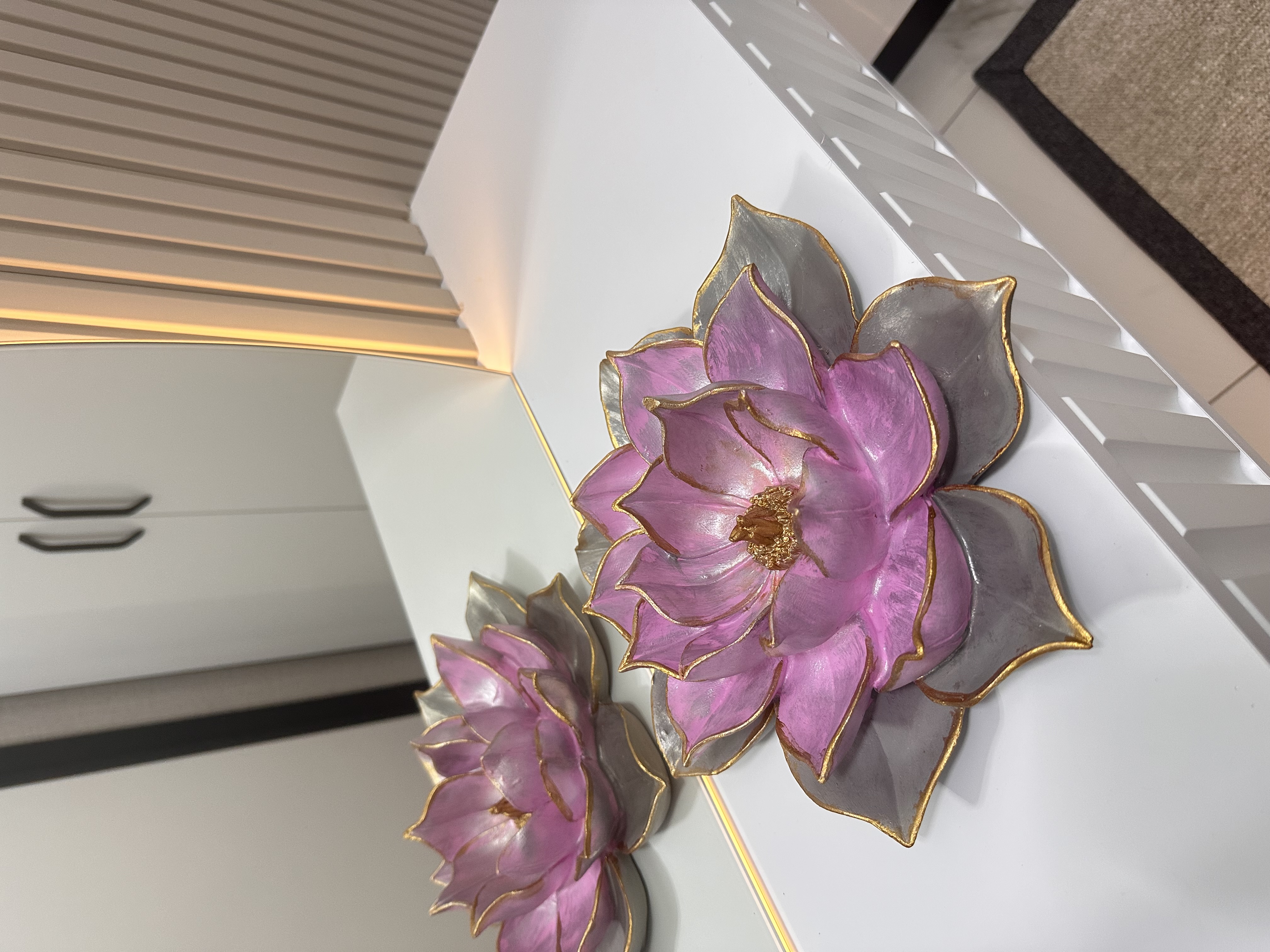 Lotus çiçeği biblo